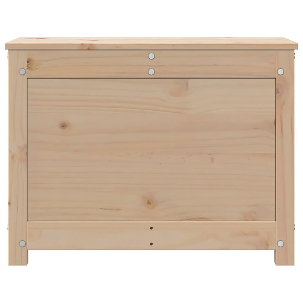 Contenitore Portaoggetti 60x32x45,5 cm Legno Massello Pino - homemem39