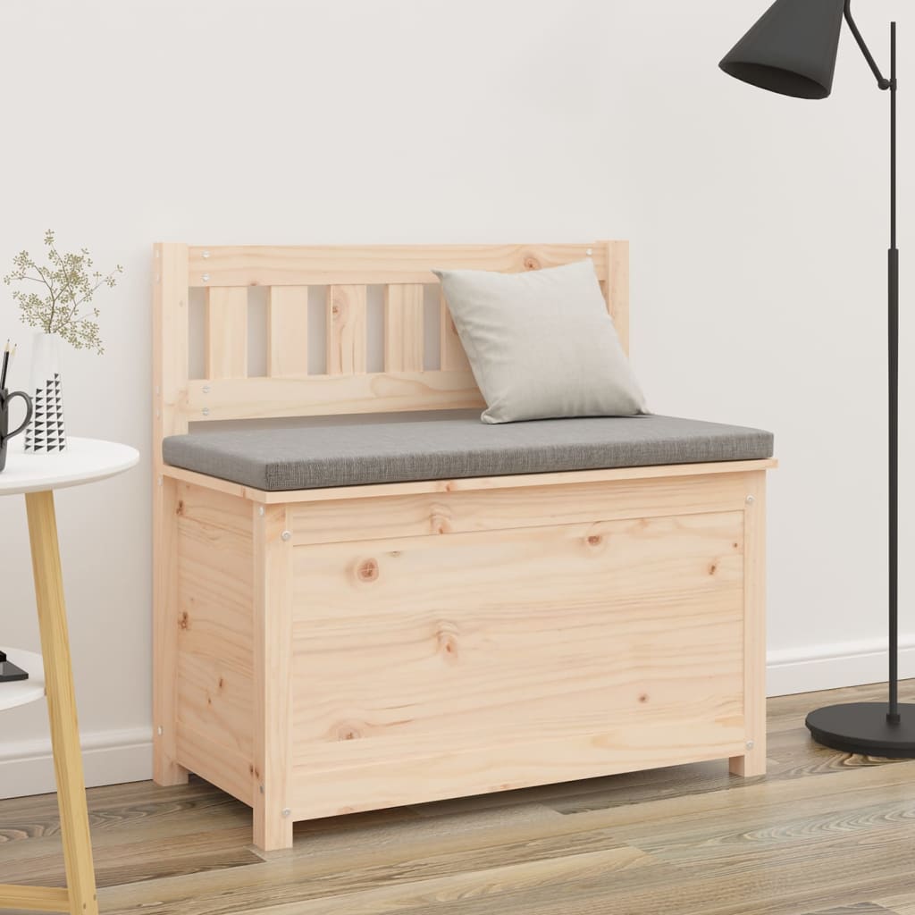 Panca 80x41x77 cm in Legno Massello di Pino - homemem39