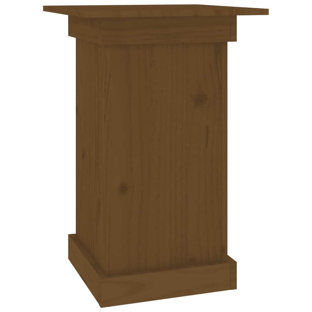 Portafiori Marrone Ambra 40x40x60 cm in Legno Massello di Pino - homemem39