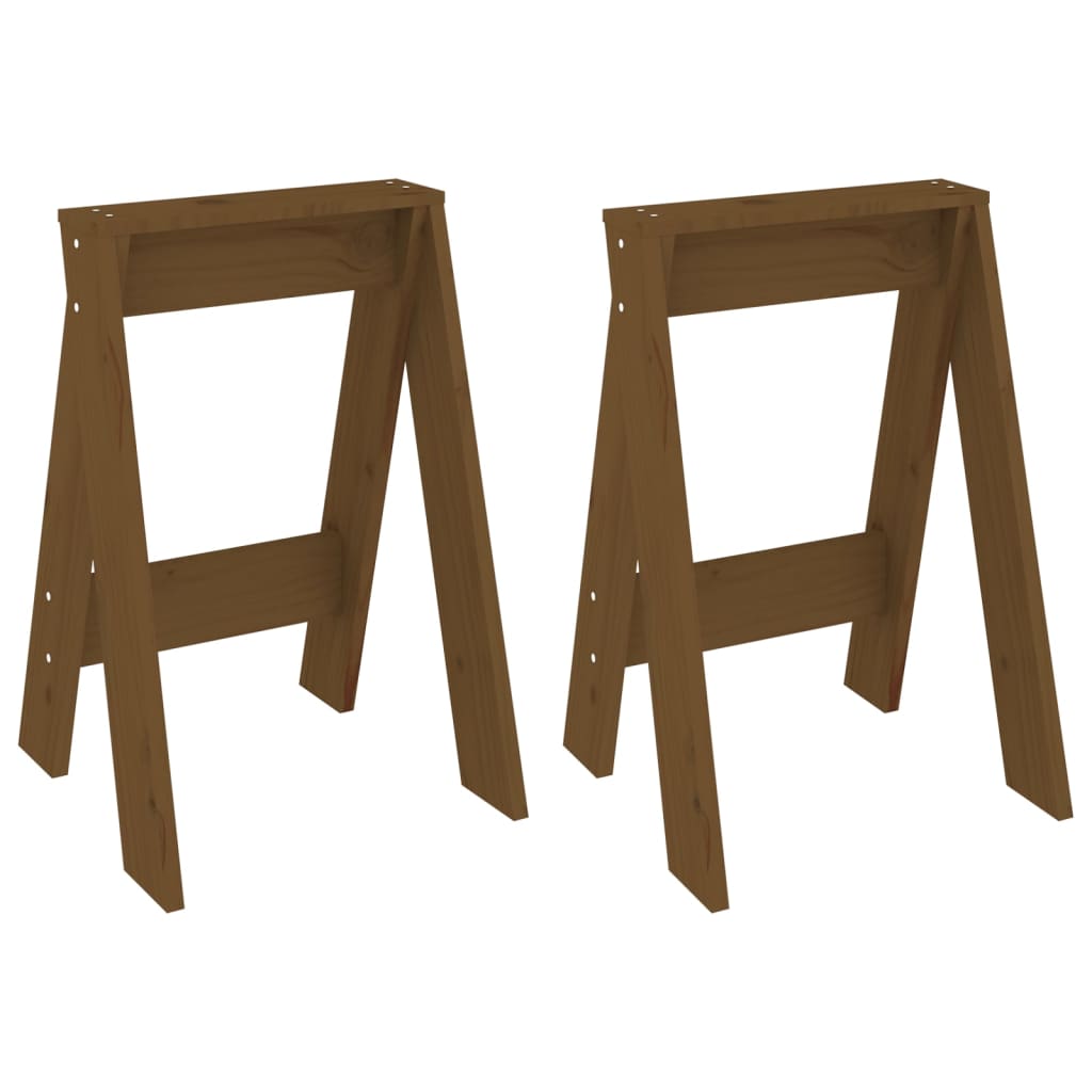 Sgabelli 2 pz Ambra 40x40x60 cm in Legno Massello di Pino - homemem39