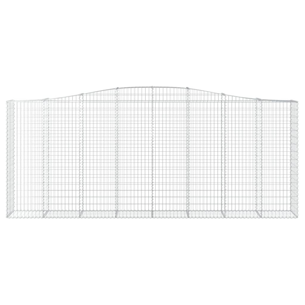 Cesto Gabbione ad Arco 400x50x160/180 cm Ferro Zincato - homemem39