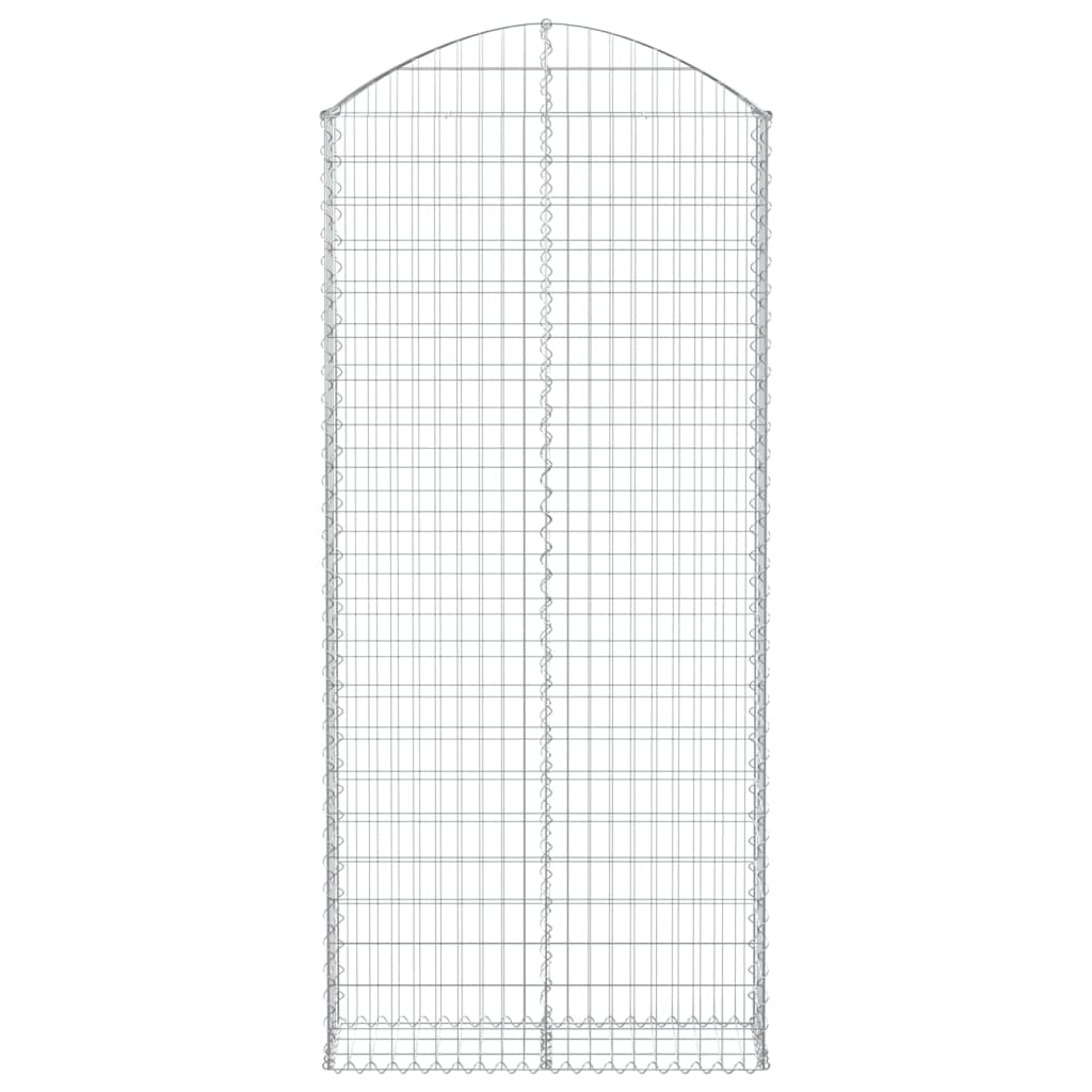 Cesto Gabbione ad Arco 100x30x220/240 cm Ferro Zincato - homemem39