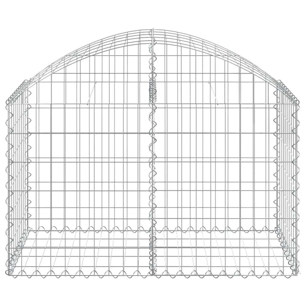 Cesto Gabbione ad Arco 100x50x60/80 cm Ferro Zincato - homemem39