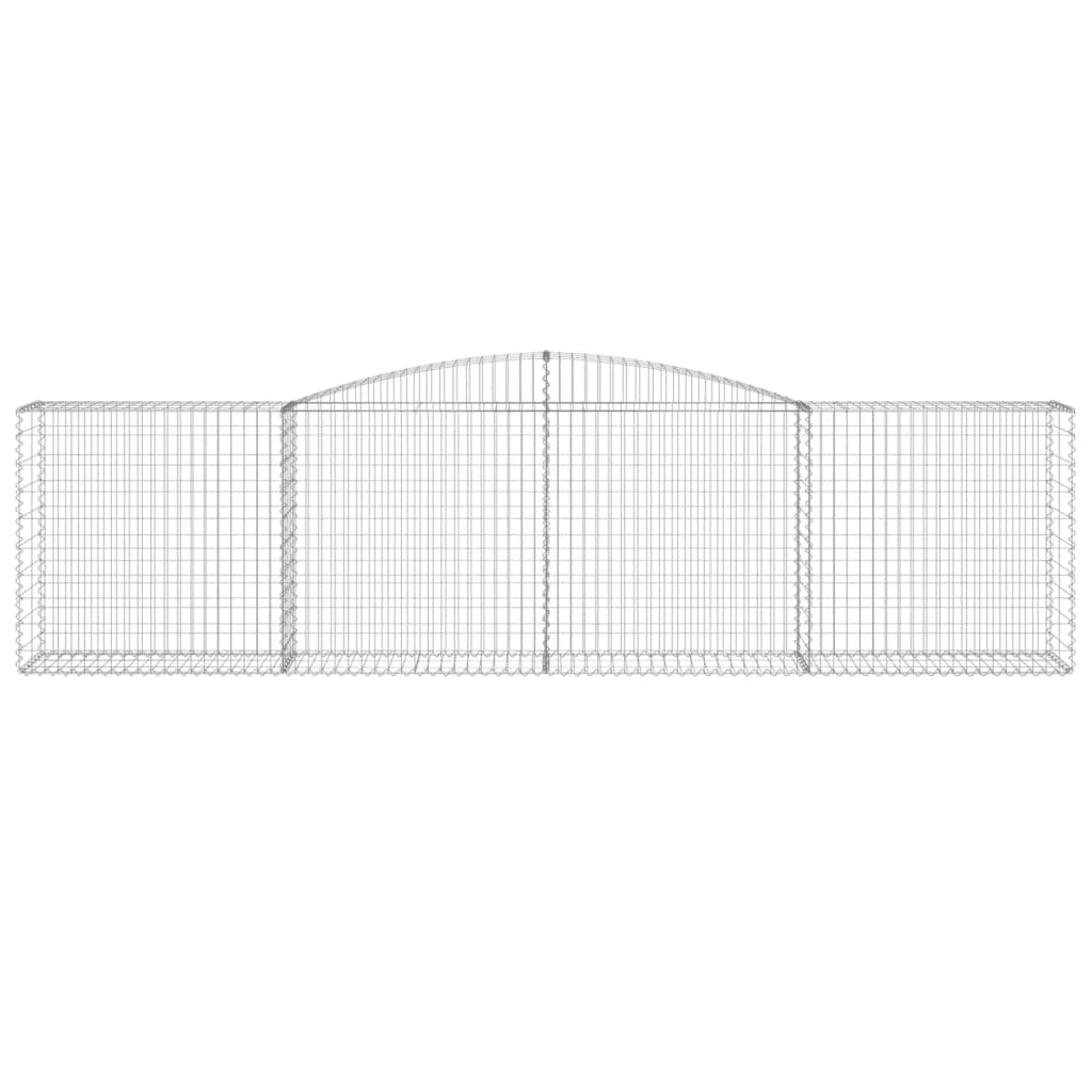 Cesto Gabbione ad Arco 400x50x100/120 cm Ferro Zincato - homemem39