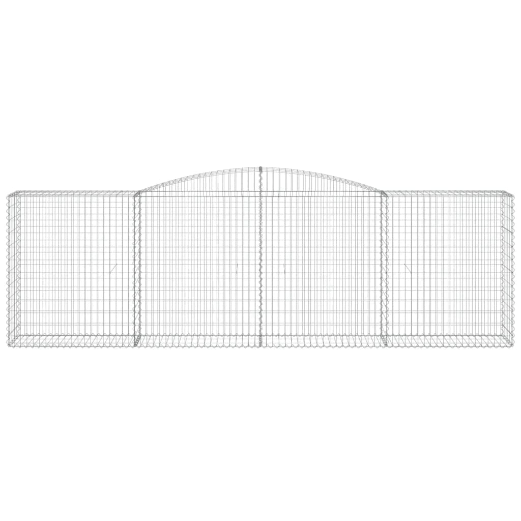 Cesto Gabbione ad Arco 400x50x120/140 cm Ferro Zincato - homemem39
