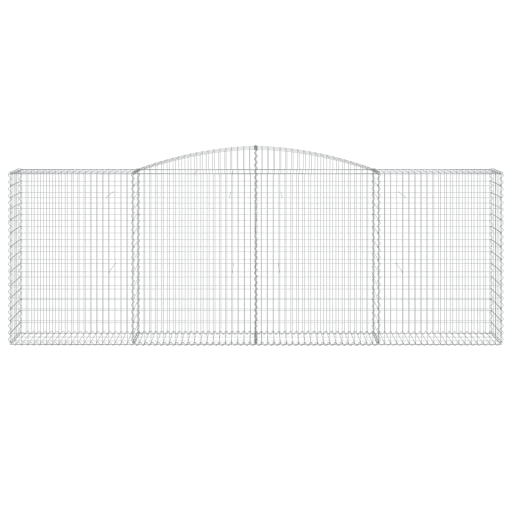 Cesto Gabbione ad Arco 400x50x140/160 cm Ferro Zincato - homemem39