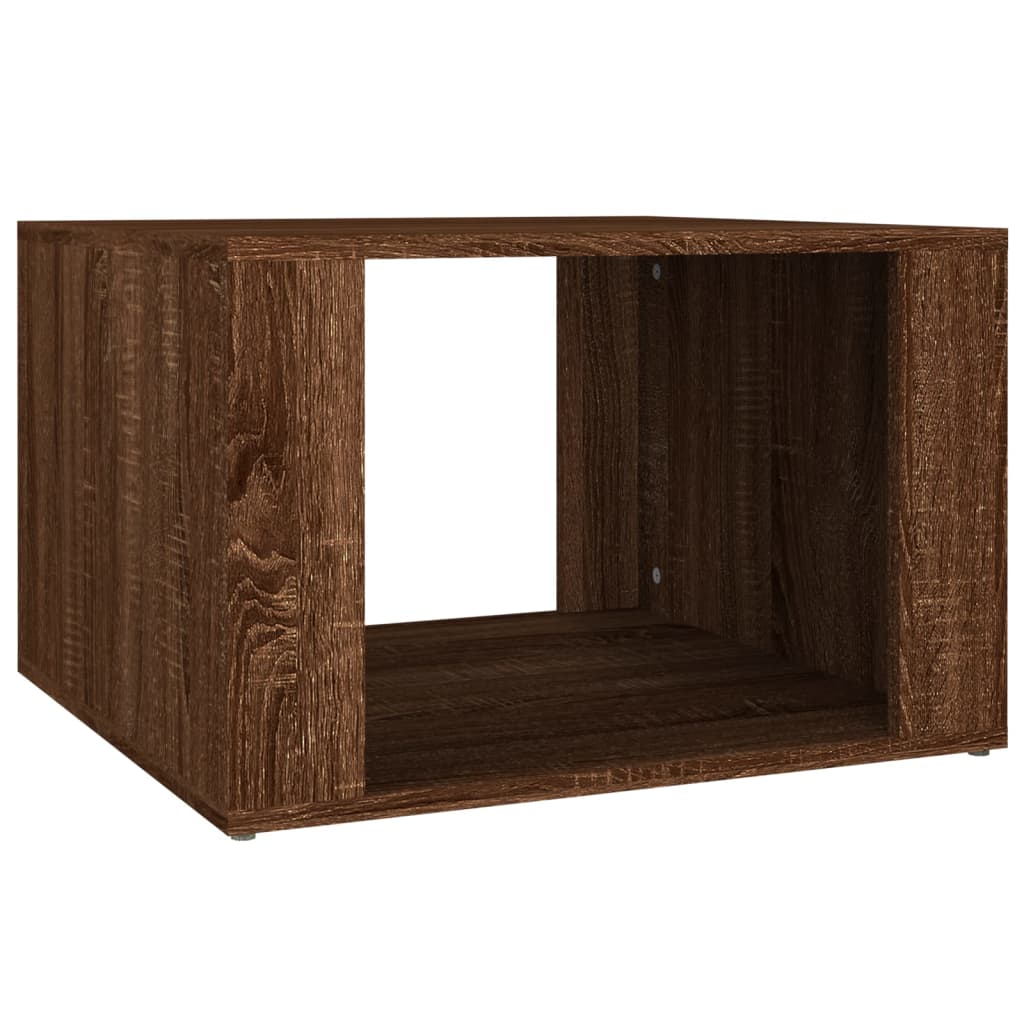 Comodino Rovere Marrone 57x55x36 cm in Legno Multistrato - homemem39