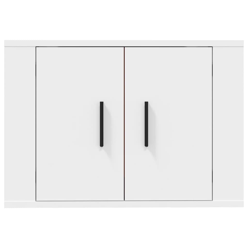 Mobile Porta TV a Parete Bianco 57x34,5x40 cm - homemem39