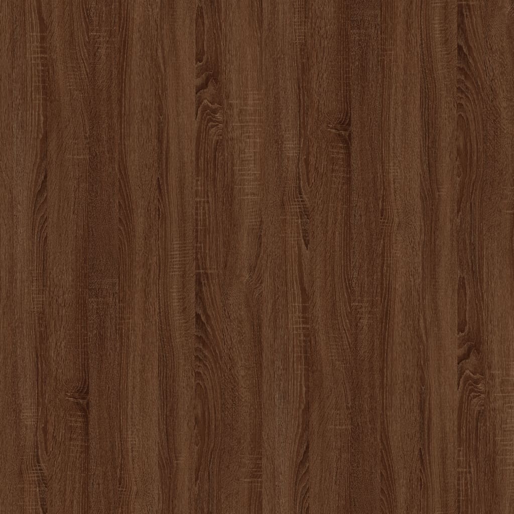 Mobile Scrivania rovere marrone 40x49x75 cm Legno Multistrato - homemem39