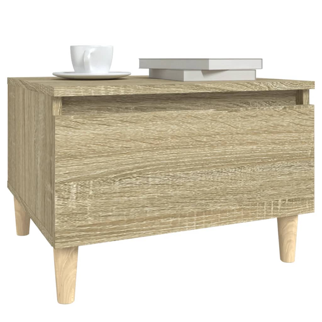 Tavolini 2pz Rovere Sonoma 50x46x35 cm in Legno Multistrato - homemem39