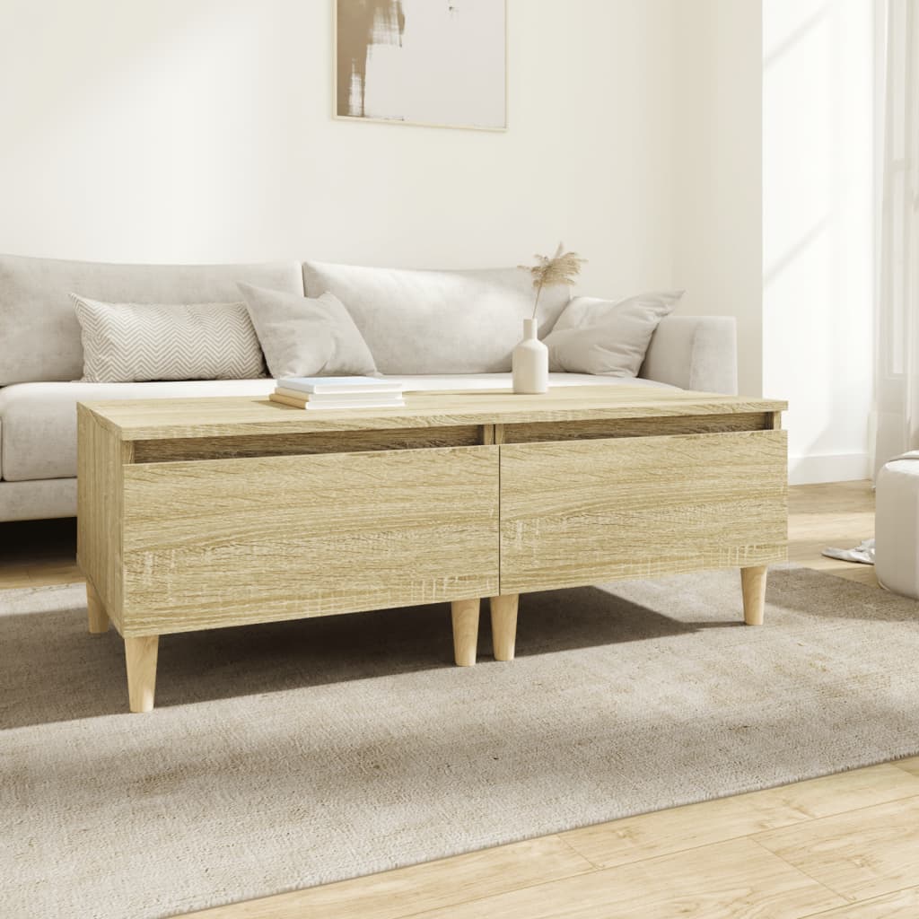 Tavolini 2pz Rovere Sonoma 50x46x35 cm in Legno Multistrato - homemem39
