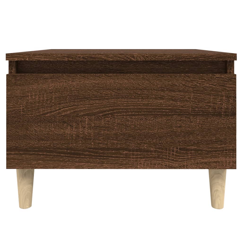 Tavolino da Salotto Rovere Marrone 50x46x35cm Legno Multistrato - homemem39