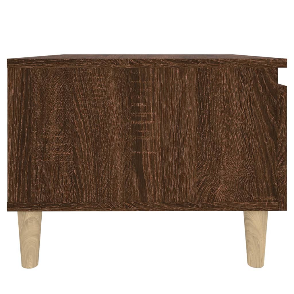 Tavolino da Salotto Rovere Marrone 50x46x35cm Legno Multistrato - homemem39