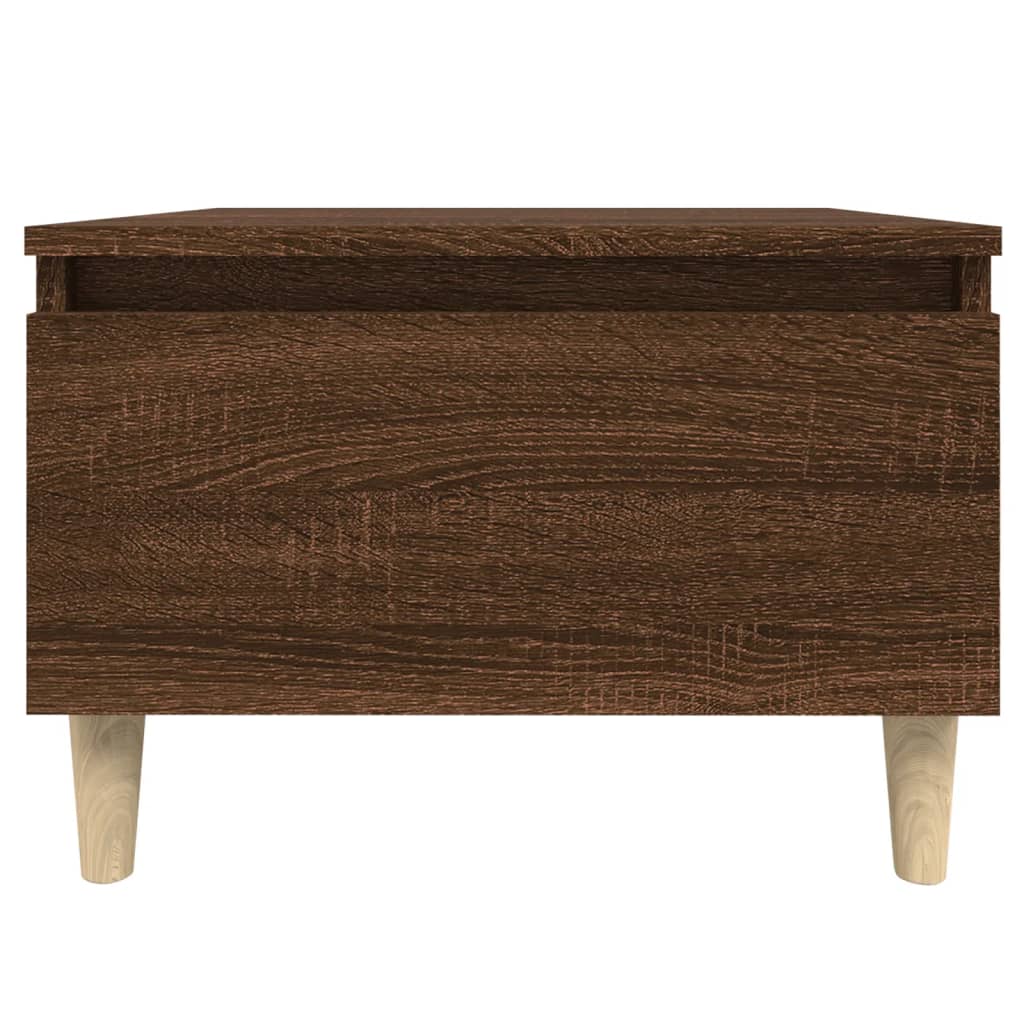 Tavolini 2pz Rovere Marrone 50x46x35cm in Legno Multistrato - homemem39