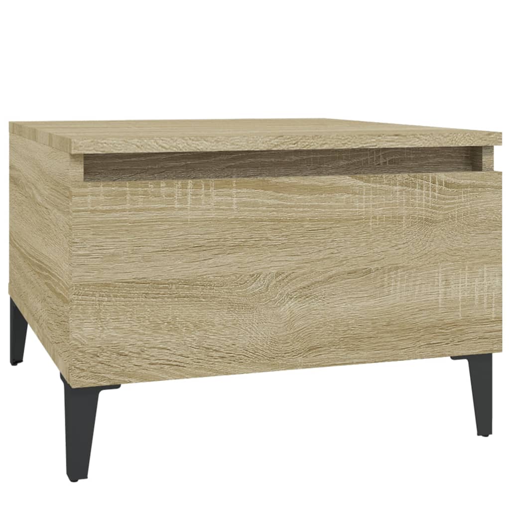 Tavolini 2pz Rovere Sonoma 50x46x35 cm in Legno Multistrato - homemem39