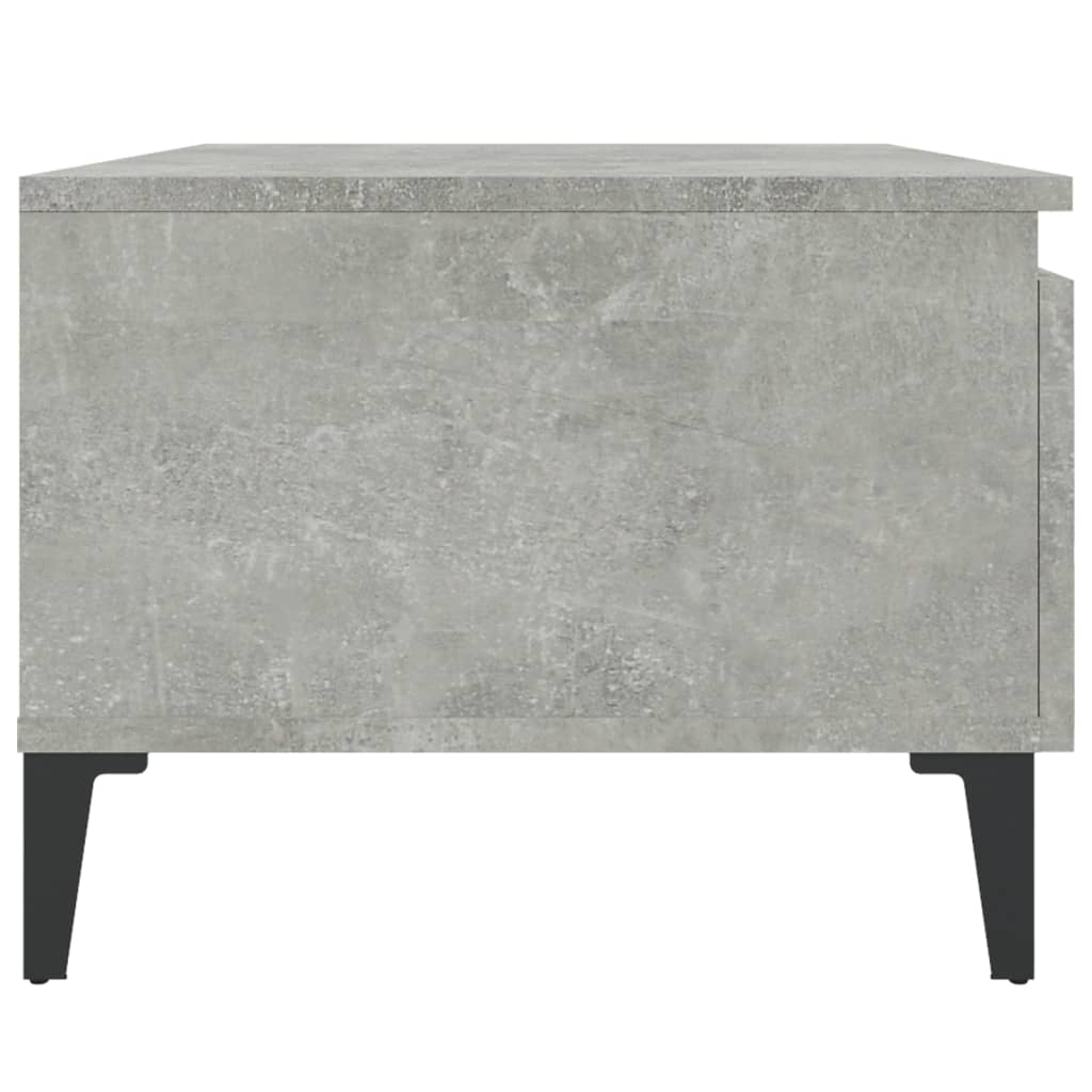 Tavolini 2pz Grigio Cemento 50x46x35 cm in Legno Multistrato - homemem39