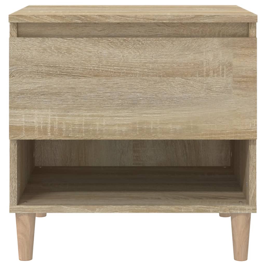 Comodini 2 pz Rovere Sonoma 50x46x50 cm in Legno Multistrato - homemem39