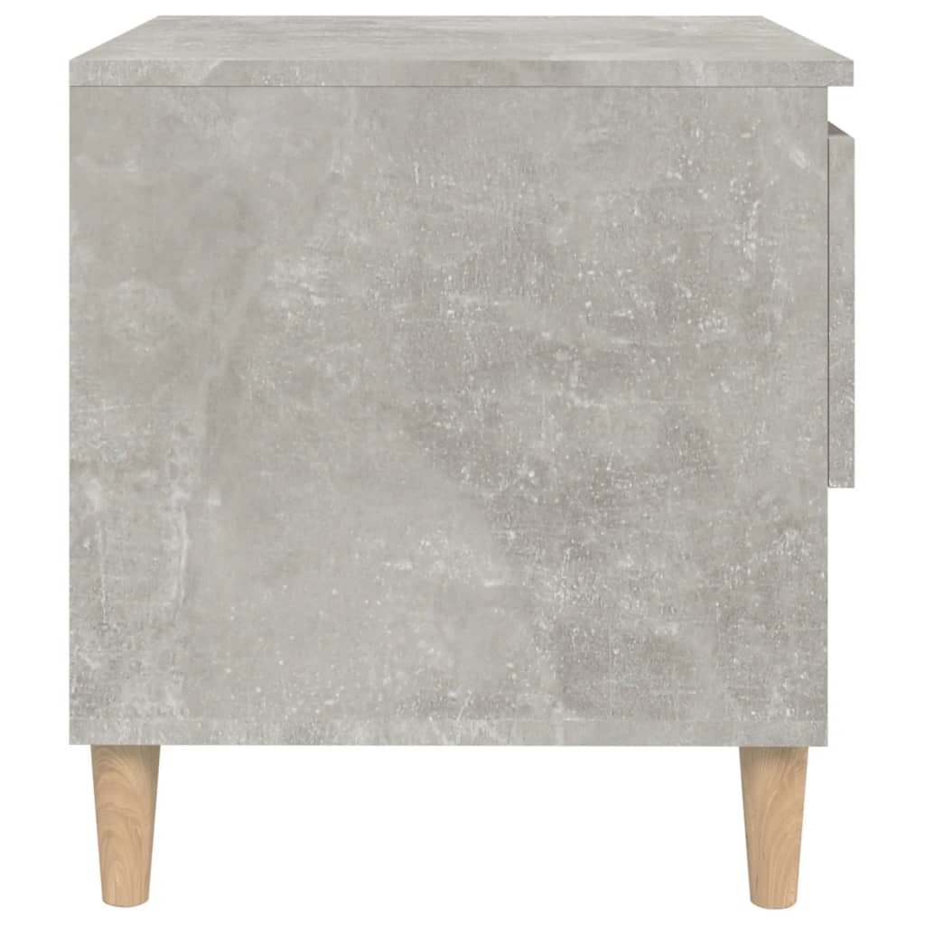 Comodini 2 pz Grigio Cemento 50x46x50 cm in Legno Multistrato - homemem39