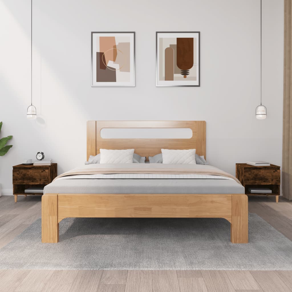 Comodini 2 pz Rovere Fumo 50x46x50 cm in Legno Multistrato - homemem39