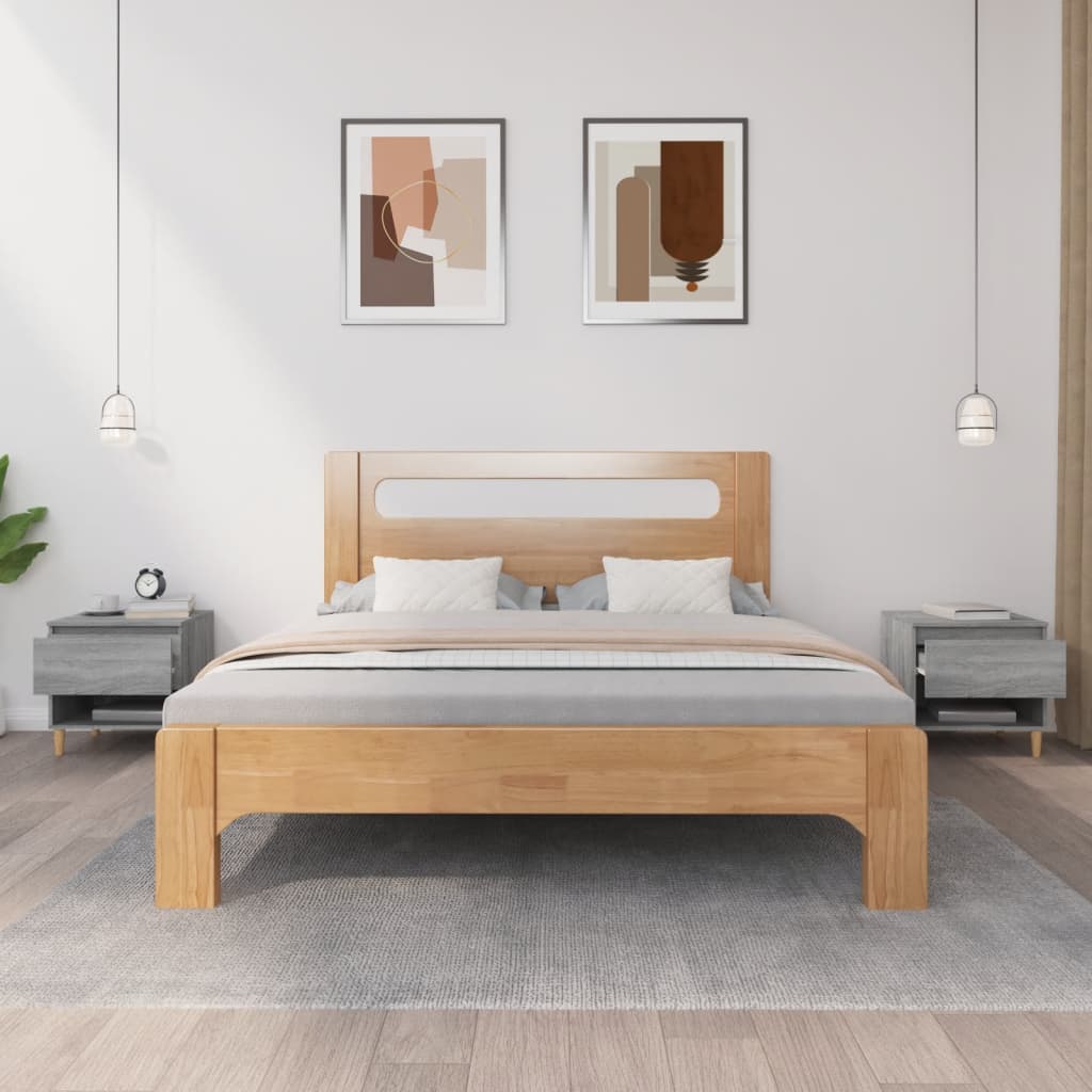 Comodini 2 pz Grigio Sonoma 50x46x50 cm in Legno Multistrato - homemem39