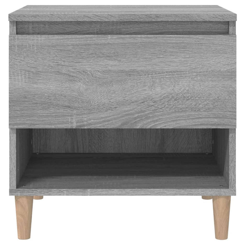 Comodini 2 pz Grigio Sonoma 50x46x50 cm in Legno Multistrato - homemem39