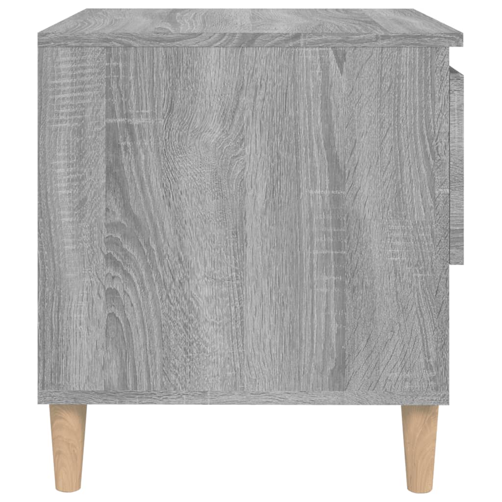 Comodini 2 pz Grigio Sonoma 50x46x50 cm in Legno Multistrato - homemem39