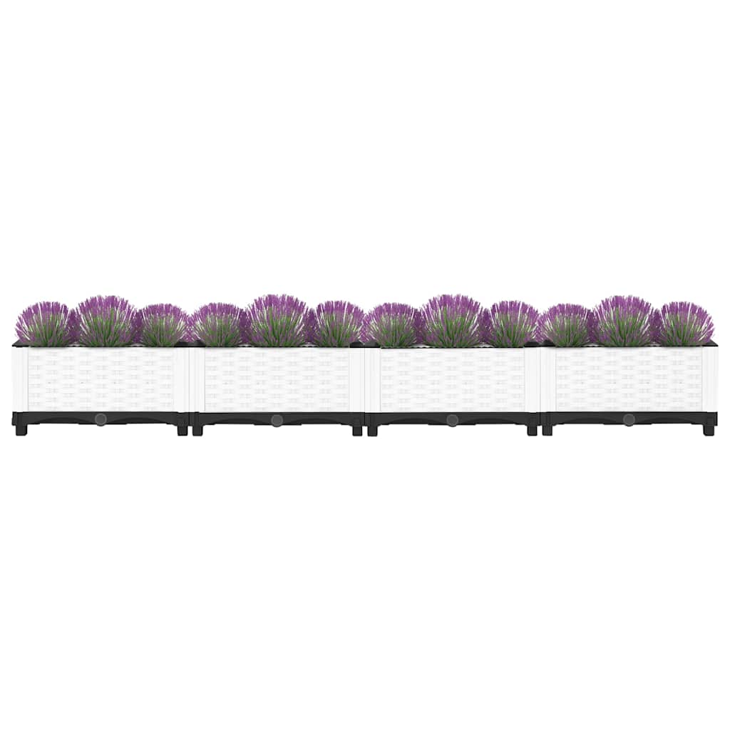 Fioriera Rialzata 160x40x23 cm in Polipropilene - homemem39