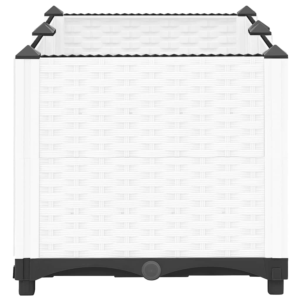 Fioriera Rialzata 80x40x38 cm in Polipropilene - homemem39