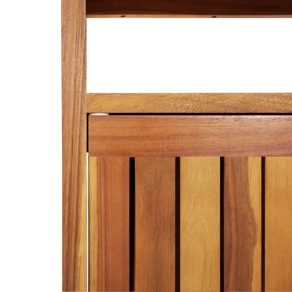 Tavolo Consolle da Giardino 110x35x75 cm Legno Massello Acacia - homemem39