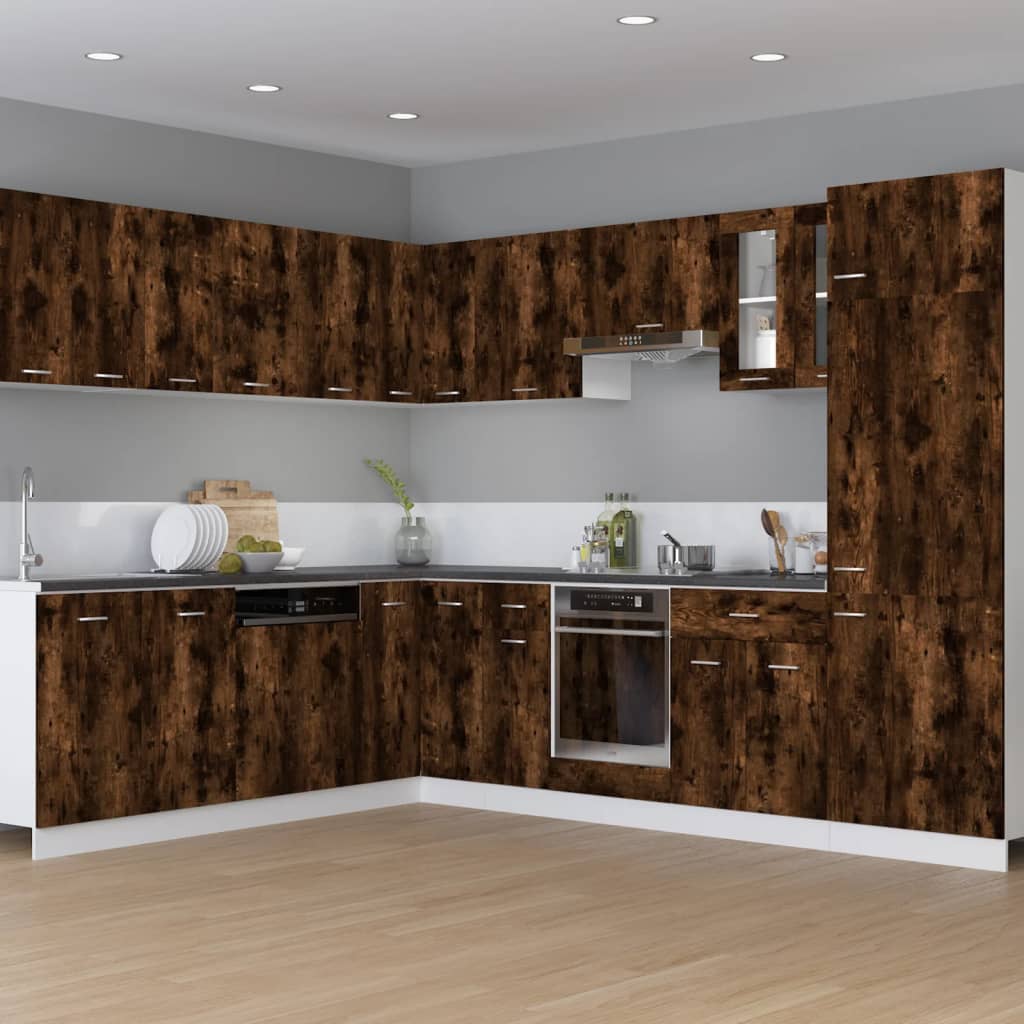 Mobile da Forno “Riga” Rovere Fumo 60x46x81,5 cm - homemem39