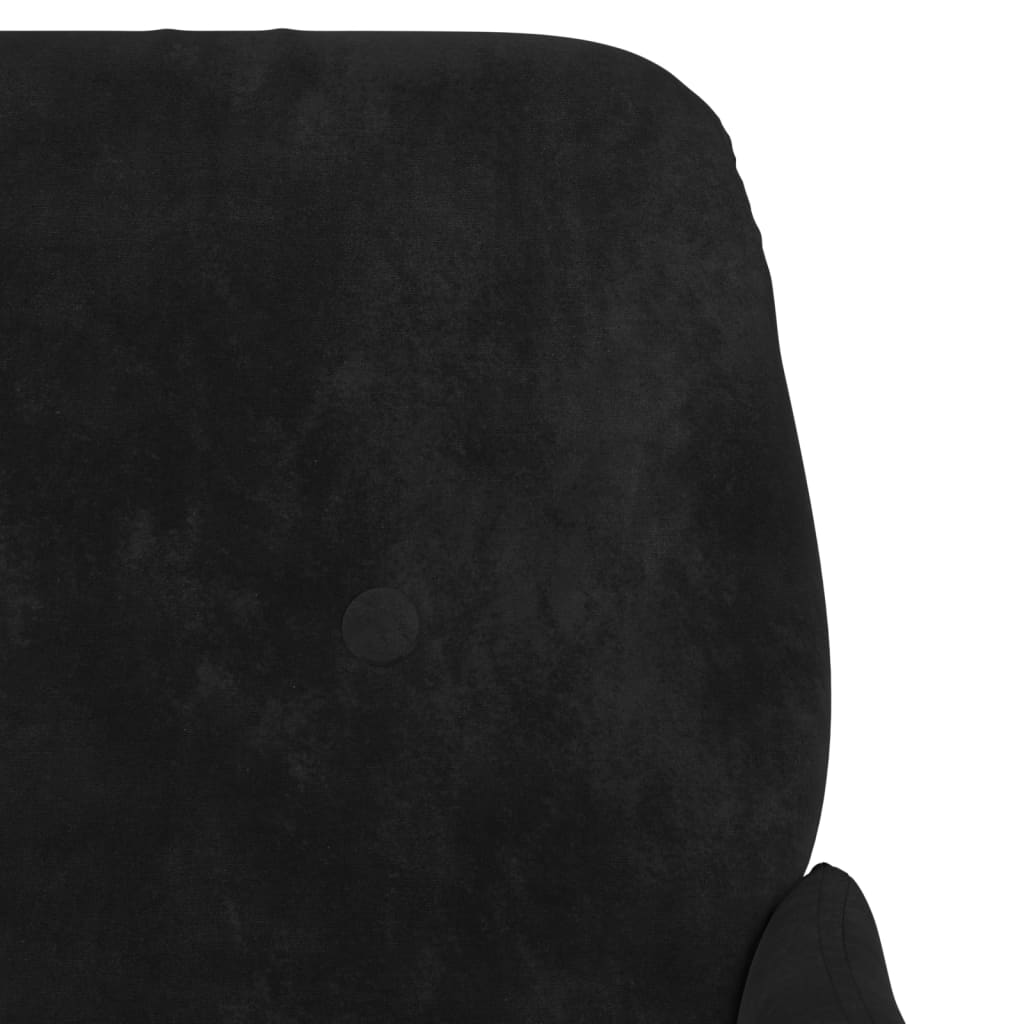 Panca Nera 108x79x79 cm in Velluto - homemem39