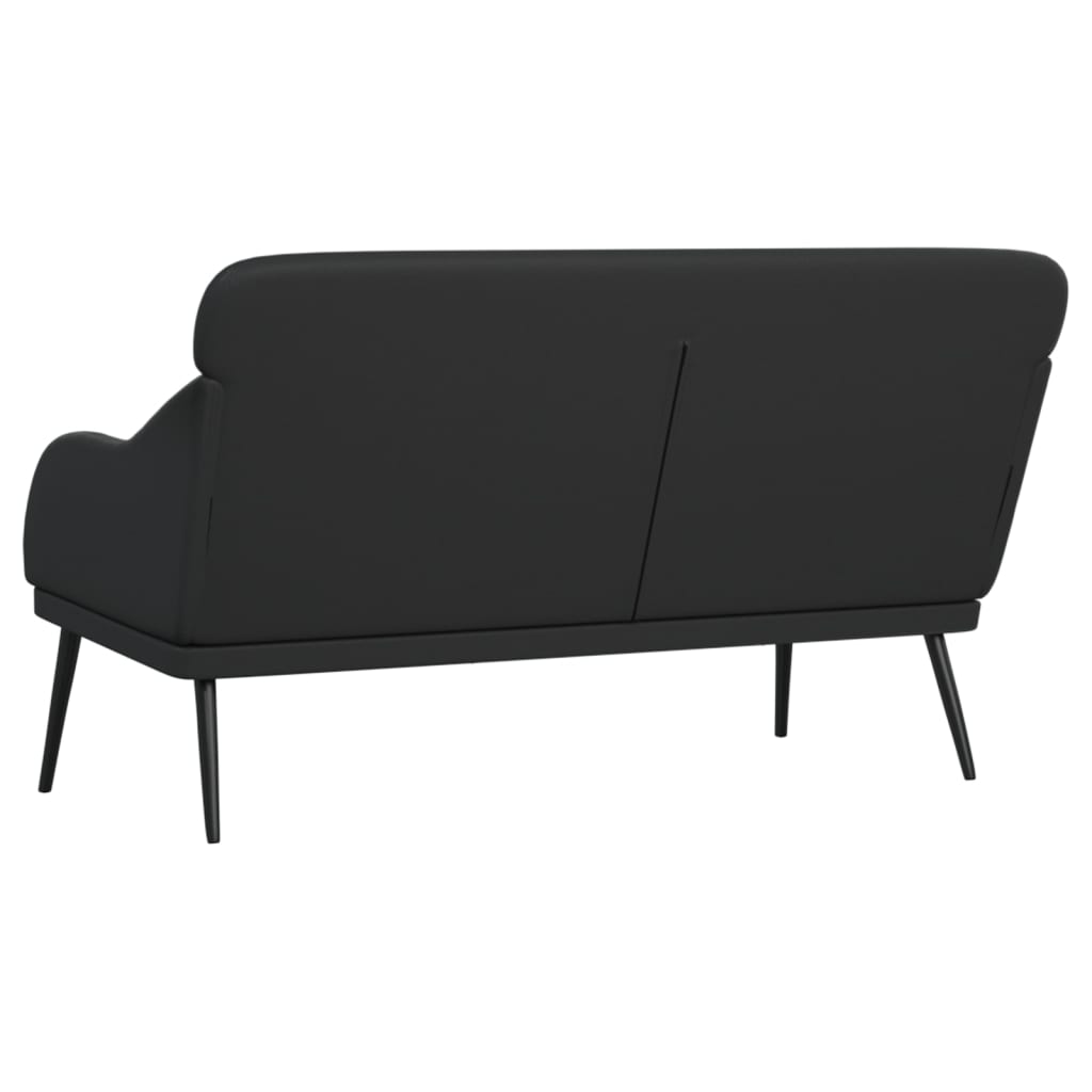 Panca Nera 110x76x80 cm in Similpelle - homemem39