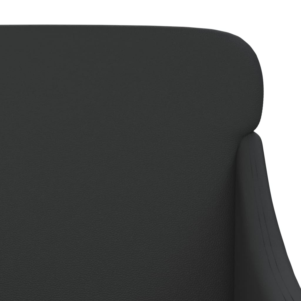 Panca Nera 110x76x80 cm in Similpelle - homemem39