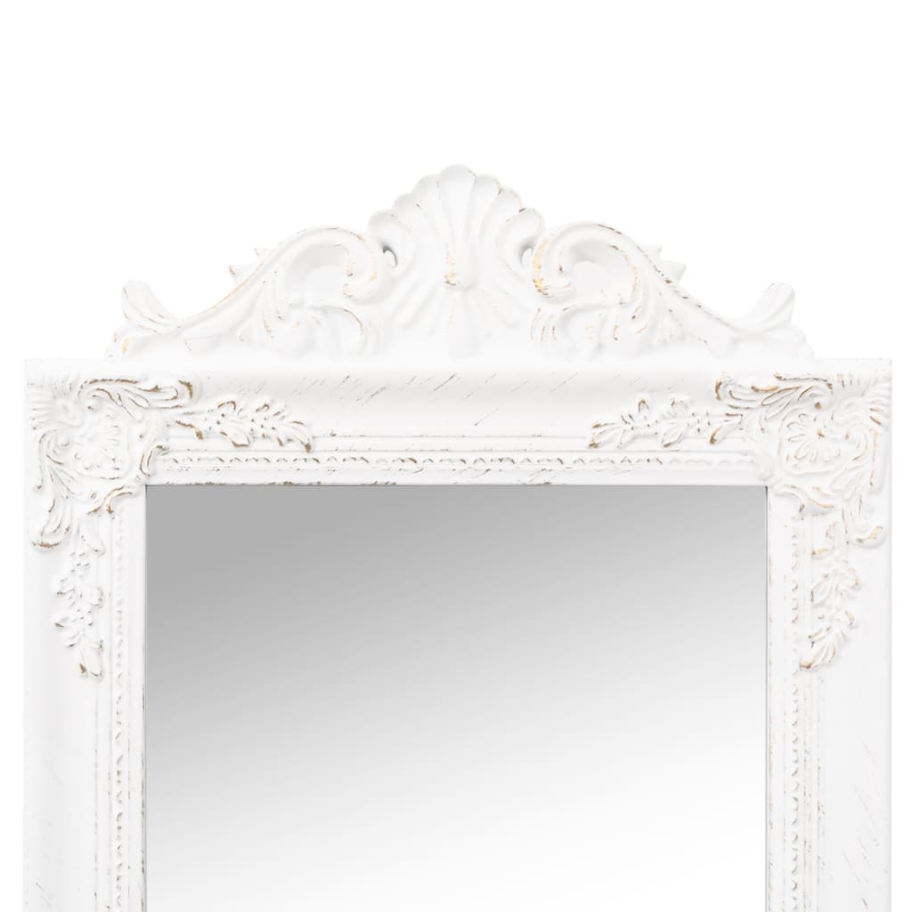 Specchio Autoportante Bianco 40x160 cm - homemem39