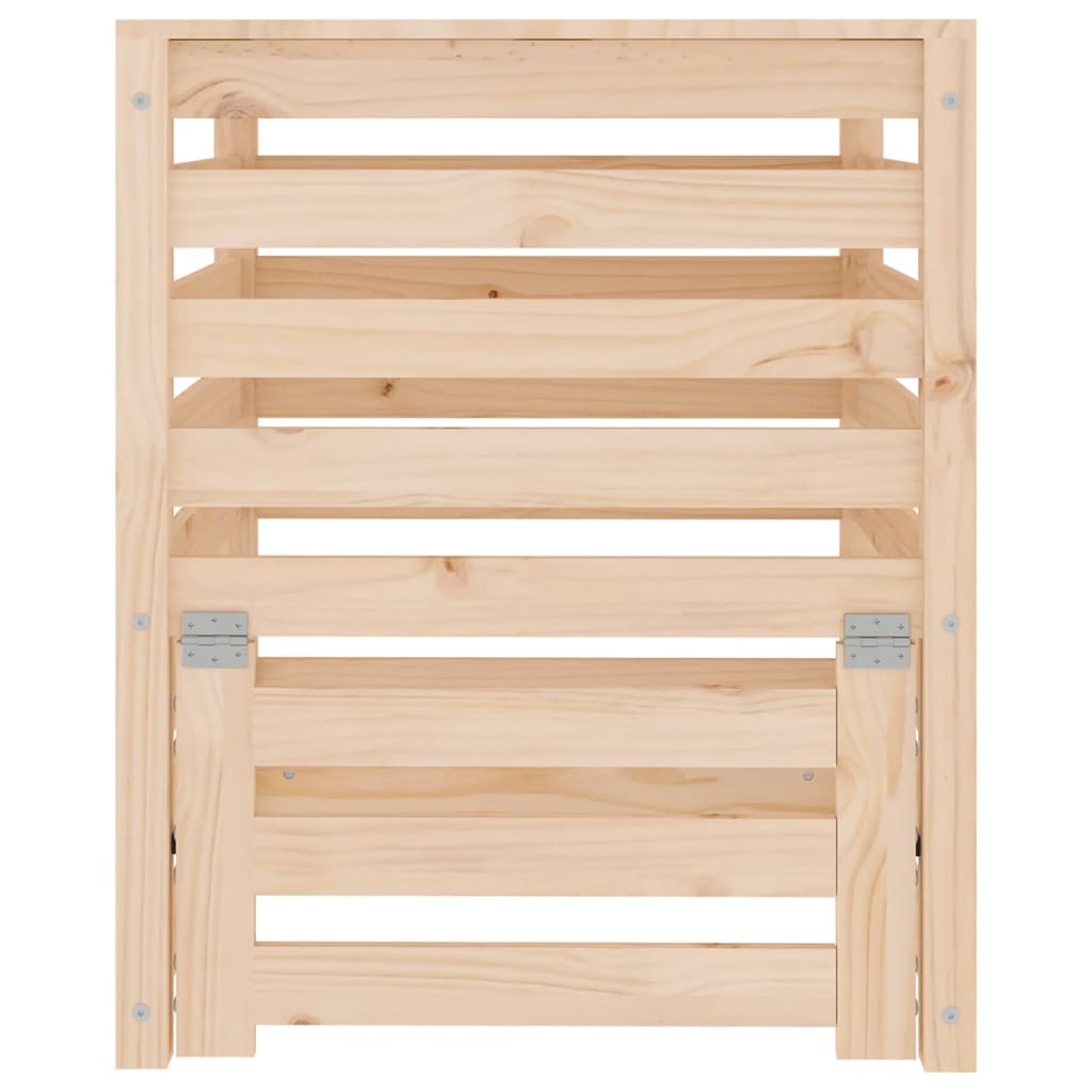 Compostiera 63,5x63,5x77,5 cm in Legno Massello di Pino - homemem39