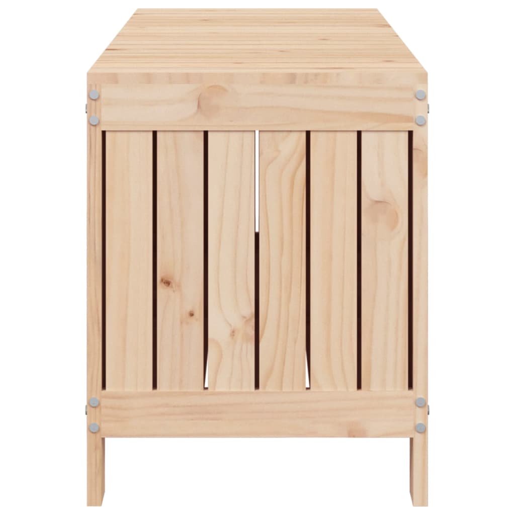 Contenitore da Giardino 108x42,5x54 cm Legno Massello di Pino - homemem39