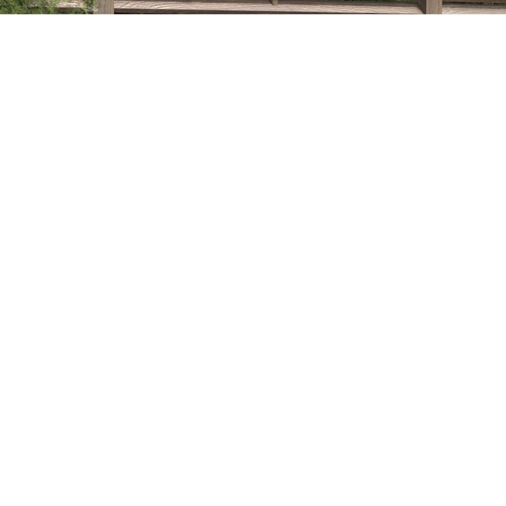 Portalegna Nero 110x35x108,5 cm in Legno Massello di Pino - homemem39