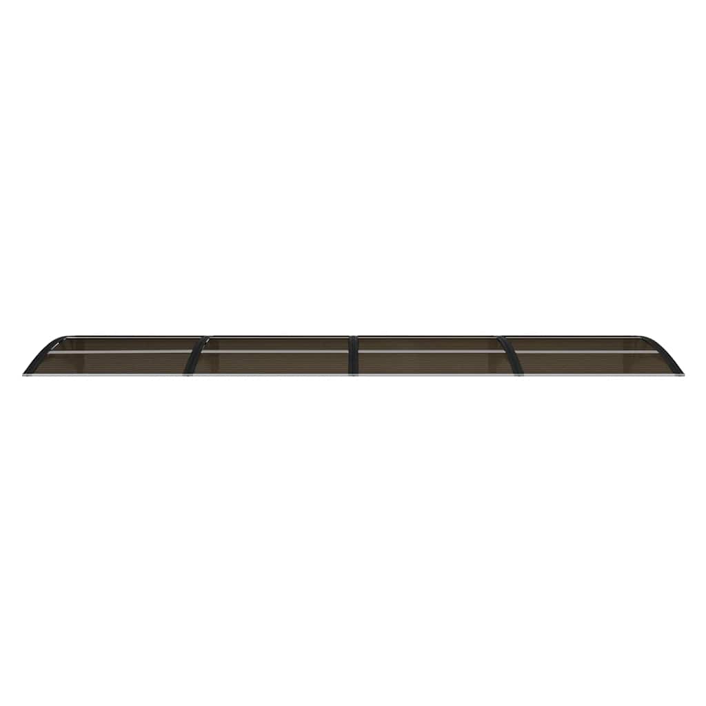 Tettoia per Porta Nera 350x75 cm Policarbonato | homemem39