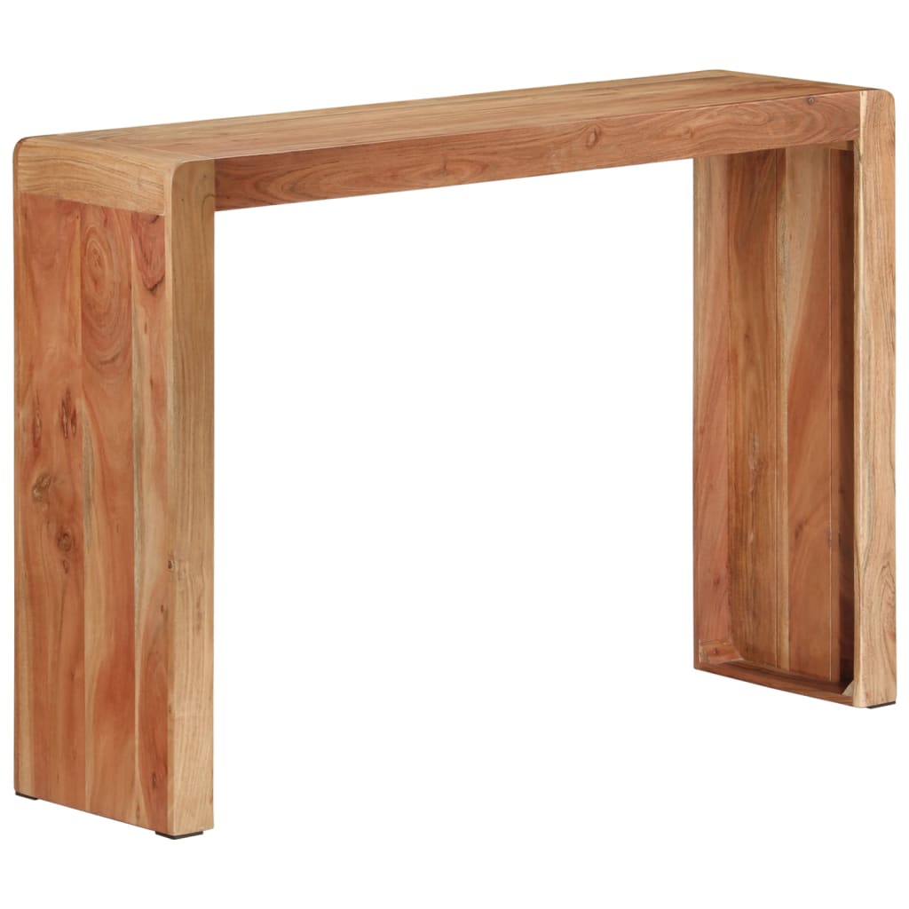 Tavolo Consolle 110x30x76 cm in Legno Massello di Acacia - homemem39