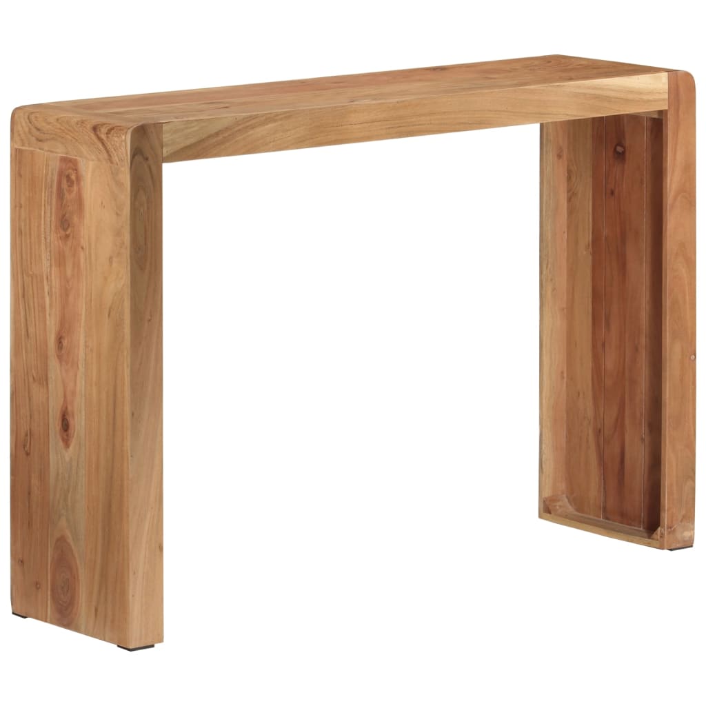 Tavolo Consolle 110x30x76 cm in Legno Massello di Acacia - homemem39