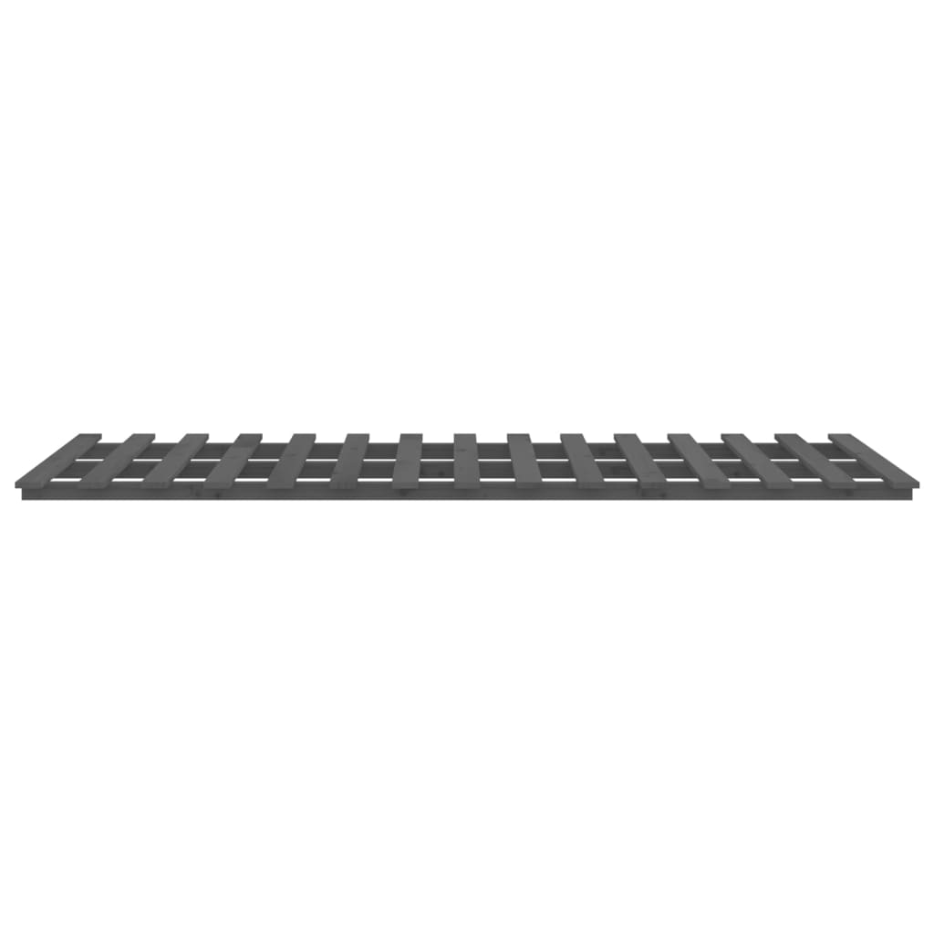 Giroletto Grigio 90x200 cm in Legno Massello di Pino - homemem39
