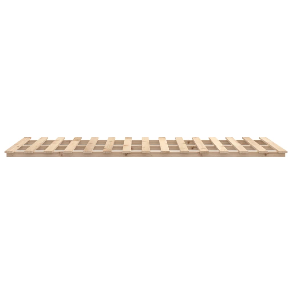 Giroletto senza Materasso 100x200 cm in Legno Massello di Pino - homemem39