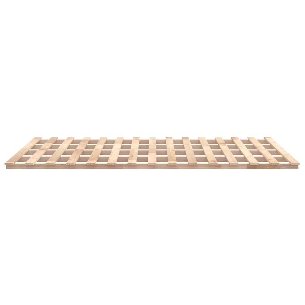 Giroletto senza Materasso 200x200 cm in Legno Massello di Pino - homemem39