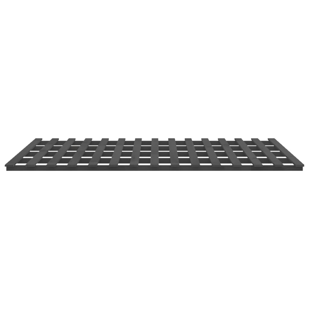 Giroletto Grigio 180x200 cm in Legno Massello di Pino - homemem39