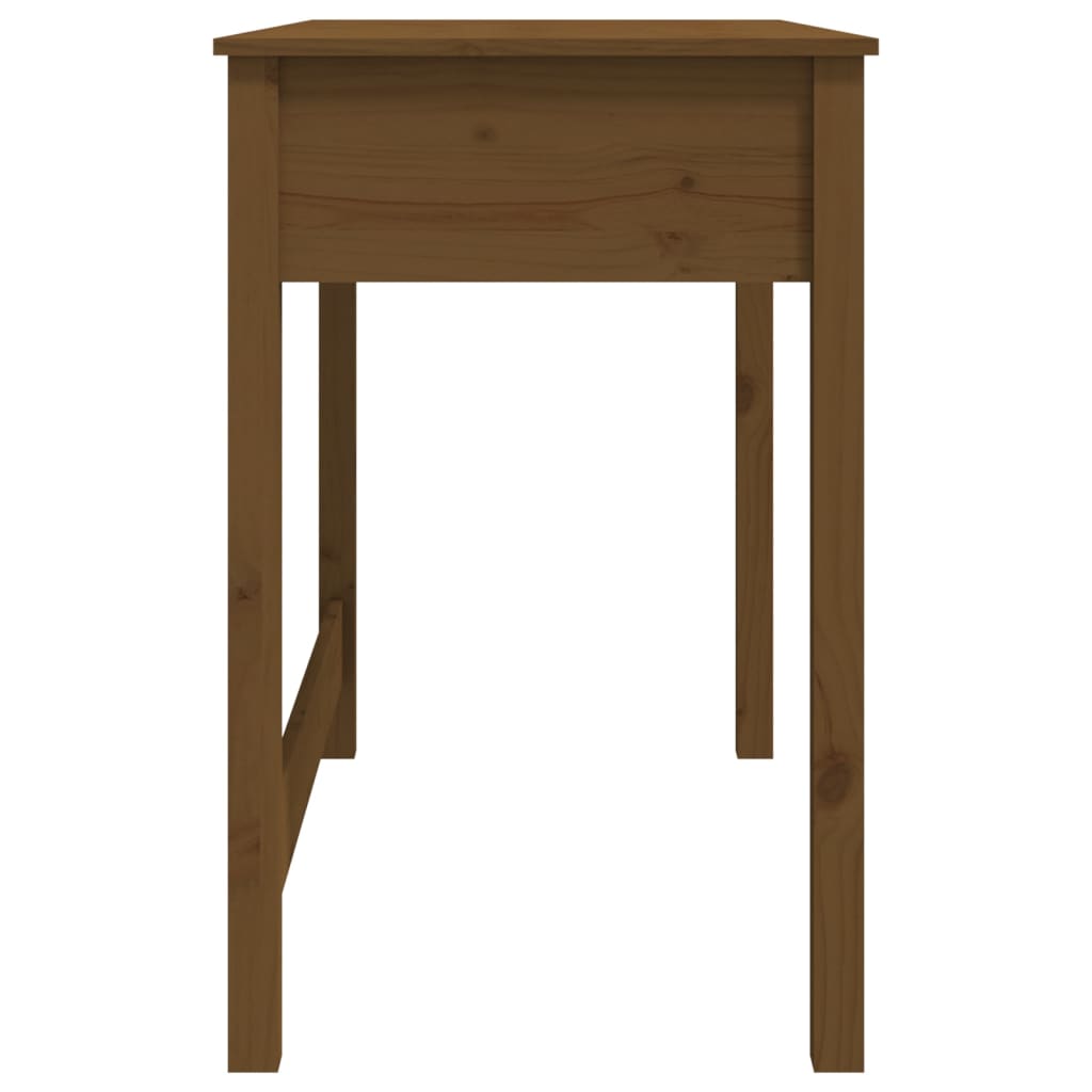 Scrivania con Cassetti Ambra 100x50x78 cm Legno Massello Pino - homemem39