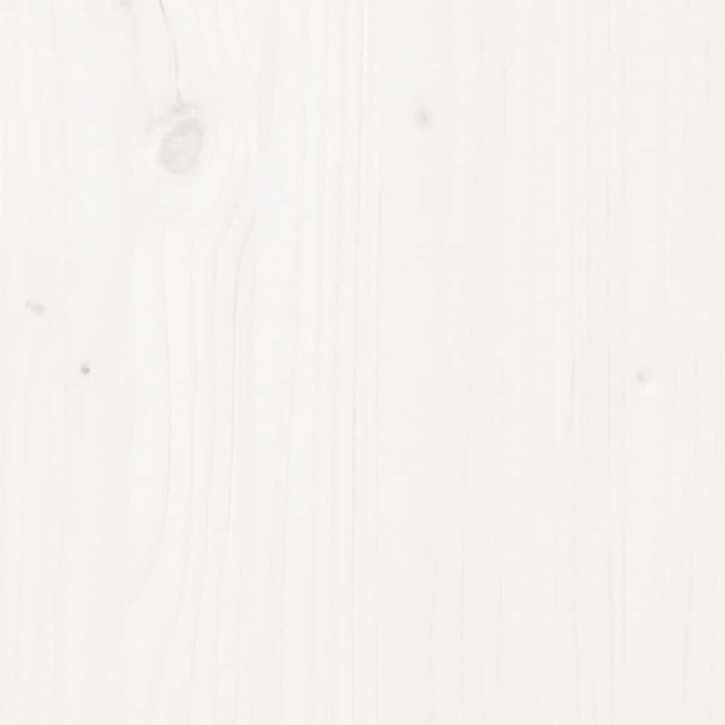 Rastrelliera da Bagno Bianca 63,5x32x179 cm Legno Massello Pino - homemem39