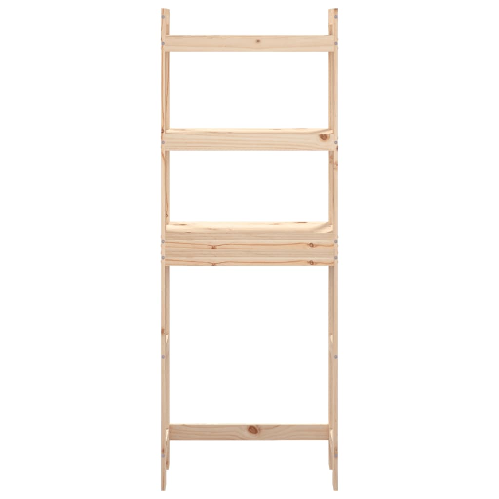 Rastrelliera da Bagno 63x26x171 cm in Legno Massello di Pino - homemem39