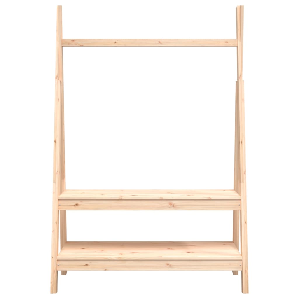 Appendiabiti 100x45,5x150 cm Legno Massello di Pino - homemem39