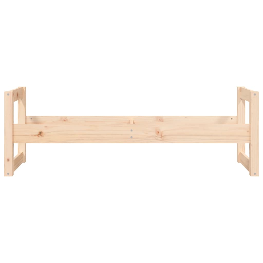 Portapneumatici 120x40x40 cm in Legno Massello di Pino - homemem39