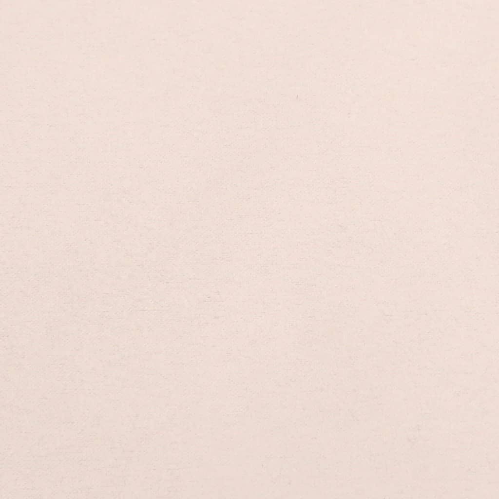 Poltrona Glider con Sgabello Rosa Chiaro in Tessuto